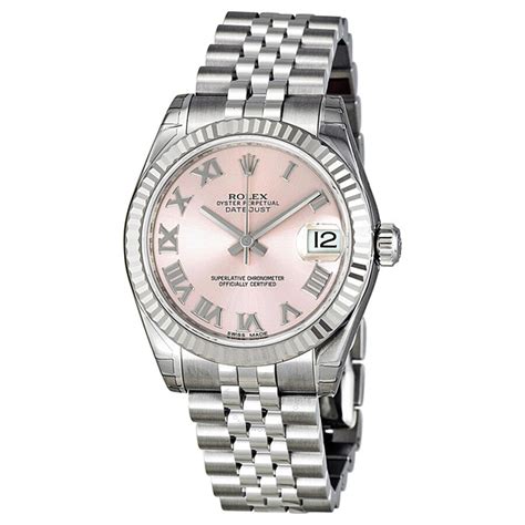 rolex pink dial 31mm|Rolex 34 datejust pink face.